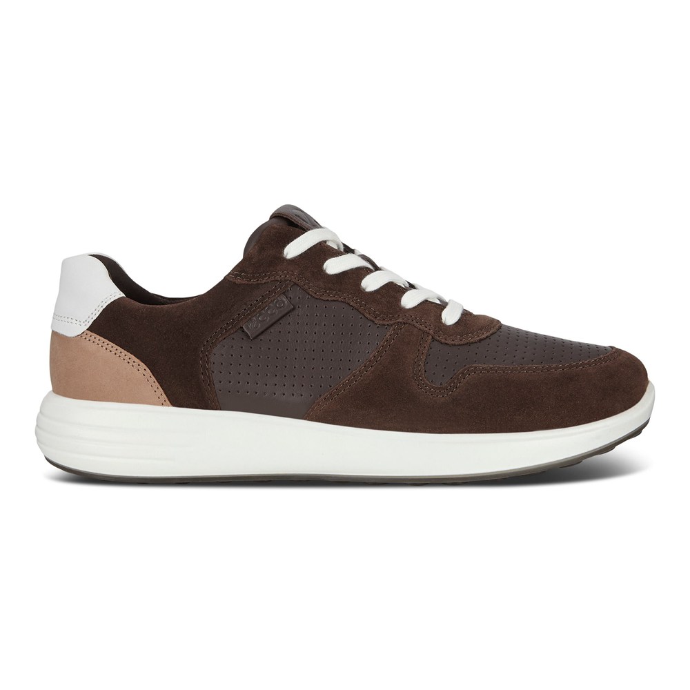 Tenis Hombre - ECCO Soft 7 Runner Perforateds - Marrom - OWR792583